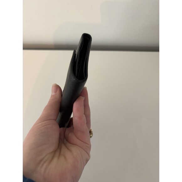 PRADA large saffiano leather wallet Black Triangle Authenticity Card - Picture 11 of 16